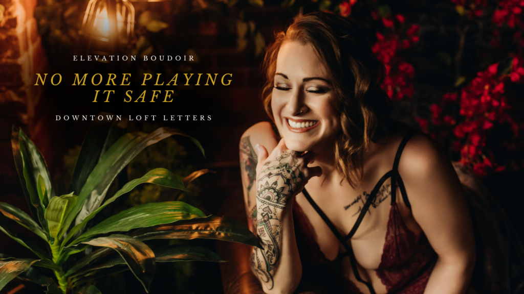 Boudoir transformation session at Elevation Boudoir